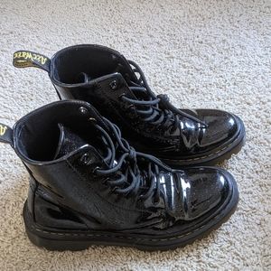 Black Glitter Dr Martens